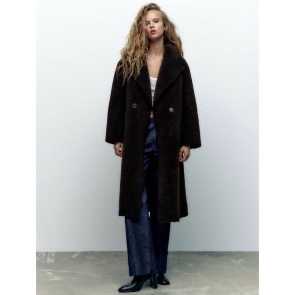 Double Faced Faux Fur Coat